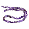 Amethyst, Dark, Smooth, Nuggets, Varied Sizes, One 8-10mm Strand