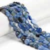 Kyanite, Blue, Stabilized, Smooth, Nuggets, Varied Sizes, One 8-10mm Strand