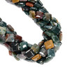 India Agate, Natural, Smooth Square, One 12mm Strand