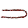 Red Jasper, Natural, Smooth Square, One 12mm Strand