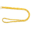 Yellow Agate, Dyed, Faceted Mini Cube, One 2.5mm Strand