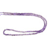 Amethyst, Gradient, Natural, Faceted Mini Cube, One 2.5mm Strand