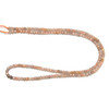 Moonstone, Peach, Natural, Faceted Mini Cube, One 2.5mm Strand