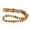 Picture Jasper, Natural, Fancy Faceted Cube Beads, One 6mm Strand