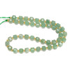 Aventurine, Green, Quartz, Natural, Fancy Faceted Cube Beads, One 6mm Strand