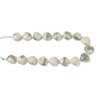 Peace "Jade", Natural Serpentine, Puffy Heart, One 20mm Strand