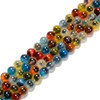 Agate, Candy, Multi Color, Natural, Smooth Round 8mm