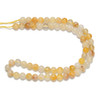 Hematoid, Yellow, Quartz, Natural, Smooth Round 6mm