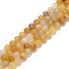 Hematoid, Yellow, Quartz, Natural, Smooth Round 10mm