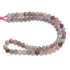 Unicorn Stone, Lepidolite with Pink Tourmaline, Natural, Smooth Round 6mm