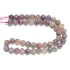 Unicorn Stone, Lepidolite with Pink Tourmaline, Natural, Smooth Round 8mm