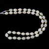 Moonstone, Natural, Faceted Rice Beads, One 6x8mm Strand