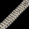 Moonstone, Natural, Faceted Rice Beads, One 6x8mm Strand
