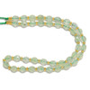 Prehnite, Natural, Faceted Rice Beads, One 6x8mm Strand