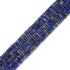 Lapis, Natural, Heishi Bicone, One 3x6mm Strand