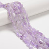 Jadeite, Lavender, Natural, Smooth Nuggets, Varied Sizes, One 8-10mm Strand