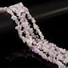 Jadeite, Lavender, Natural, Chip Sizes 10x4mm, One 32in Strand
