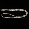 Moonstone, Colorful, Natural, Faceted Round, One 2mm Strand