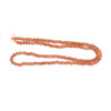 Sunstone, Natural, Faceted Round, One 2mm Strand