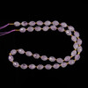 Jadeite, Lavender, Natural, Faceted Rice, One 6x8mm Strand