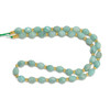 Amazonite, Natural, Faceted Rice, One 6x8mm Strand