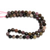 Tourmaline, Mix, Faceted Round, One 8mm Strand