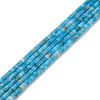 Apatite, Blue, Natural, Heishi, One 4x2mm Strand