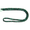 Malachite, Natural, Heishi, One 4x2mm Strand