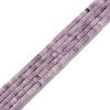 Lepidolite, Natural, Heishi, One 4x2mm Strand