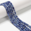 Aventurine, Blue, Natural, Heishi Bicone, One 3x6mm Strand