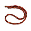 Red Jasper, Natural, Heishi Bicone, One 3x6mm Strand