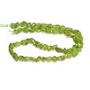 Peridot, Smooth, Nuggets, Varied Sizes, One 6-8mm Strand