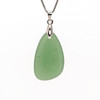 Aventurine, Quartz, Green, Natural, Drop, One Pendant, 30x18mm