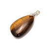 Tiger Eye, Natural, Drop, One Pendant, 30x18mm