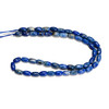 Lapis, Natural, Smooth Rice Beads, One 5x8mm Strand