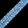 10mm Selenite, Blue, Dyed, Smooth Round