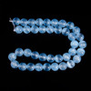 10mm Selenite, Blue, Dyed, Smooth Round