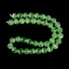 10mm Selenite, Green, Dyed, Smooth Round