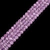 8mm Selenite, Purple, Dyed, Smooth Round