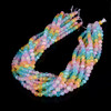 6mm Selenite, Mixed Color, Dyed, Smooth Round