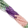 8mm Mix, Amazonite, Amethyst, Rose Quartz, Fluorite, Aventurine, Smooth Round