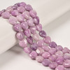 Lepidolite, Natural, Puffy Heart, One 10mm Strand