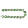 Aventurine, Green, Natural, Puffy Heart, One 20mm Strand
