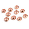 Slide Clasp, Rose Gold Plated, 8mm x 4mm, 10 Pieces