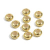 Slide Clasp, Gold Plated, 8mm x 4mm, 10 Pieces