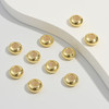 Slide Clasp, Gold Plated, 8mm x 4mm, 10 Pieces
