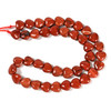 Red Jasper, Natural, Puffy Heart, One 10mm Strand