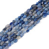 Aventurine, Blue, Natural, Smooth, Nuggets, Varied Sizes, One 8-10mm Strand