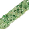 Aventurine, Green, Natural, Smooth, Nuggets, Varied Sizes, One 8-10mm Strand