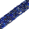 Lapis, Natural, Smooth, Nuggets, Varied Sizes, One 8-10mm Strand